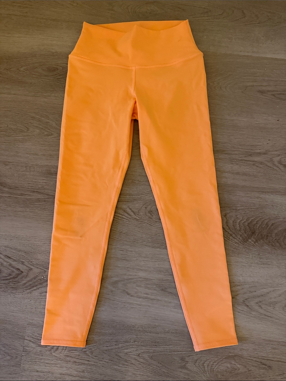 ALO Yoga Bright Orange High-Waist Leggings